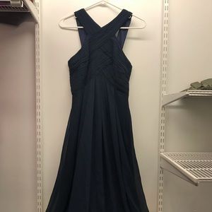 Navy bridesmaid dress